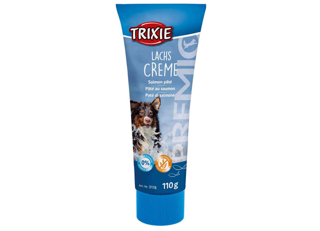 Trixie Premio Lachscreme für Hunde, 12 Stk. à 110 g