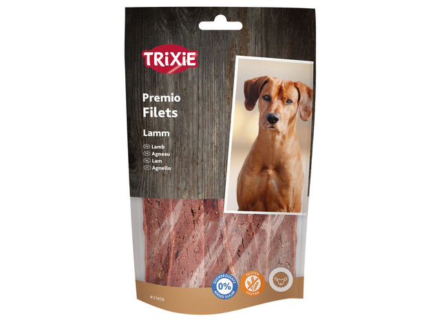 Trixie PREMIO Filets Lamm 80g - hochwertiges Hundefutter für anspruchsvolle Vierbeiner