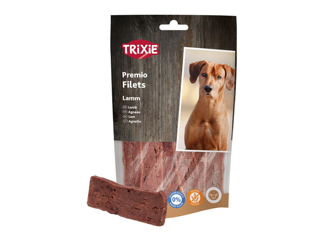 Trixie PREMIO Filets Lamm 80g - hochwertiges Hundefutter für anspruchsvolle Vierbeiner