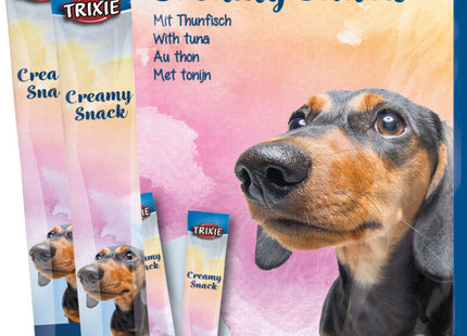 Trixie Creamy Snack mit Thunfisch 5x14 g - Leckere Belohnung für Katzen mit hochwertigen Zutaten