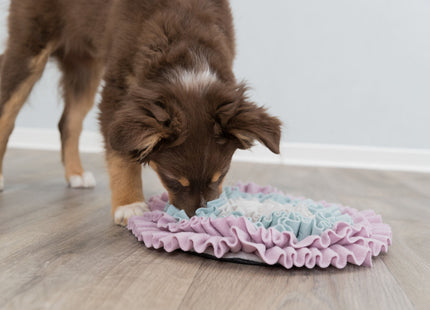 Trixie Junior Schnüffelteppich ø38 cm - Interaktives Hundespielzeug für die Nasenarbeit und mentale Stimulation