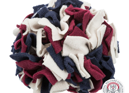 Trixie Dog Activity Schnüffelball Stoff Ø 15 cm - interaktives Hundespielzeug für die geistige und körperliche Beschäftigung