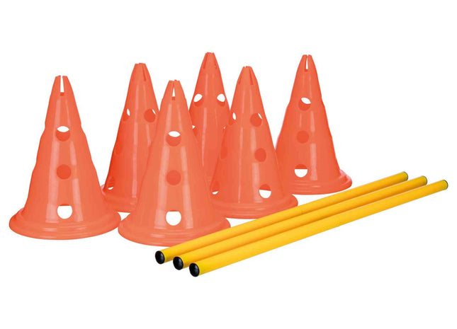 Trainingsspass für Hunde: Gelb-oranges Hindernis-Set von Trixie Dog Activity