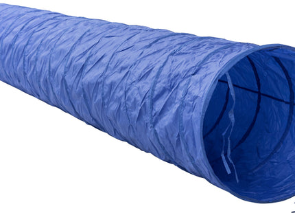 Agility-Tunnel für Hunde in Dunkelblau, robustes Nylonmaterial