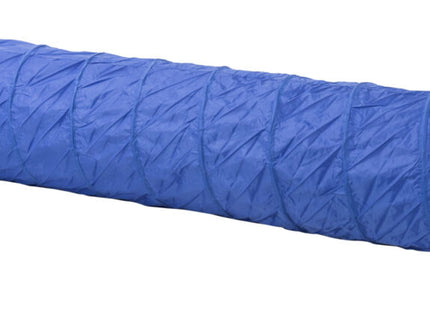 Agility-Tunnel für Hunde in Dunkelblau, robustes Nylonmaterial