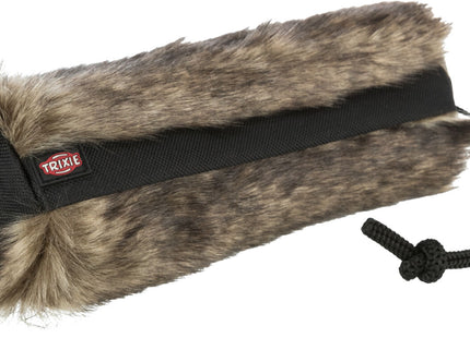 Schwarzer Fell-Futterdummy in Kaninchenfell-Optik von Trixie