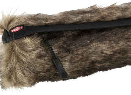 Schwarzer Fell-Futterdummy in Kaninchenfell-Optik von Trixie