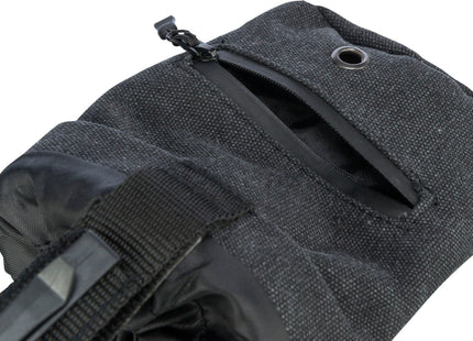 Schwarze Snack-Tasche von Trixie für unterwegs mit nordischem Flair