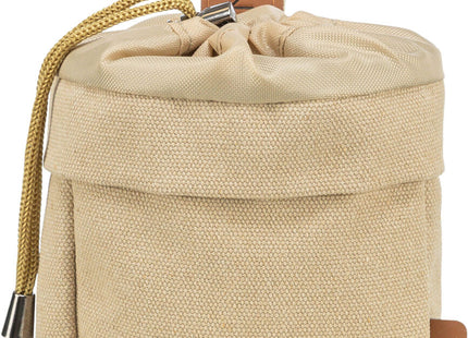 Praktische Snacktasche in Sandfarbe für unterwegs