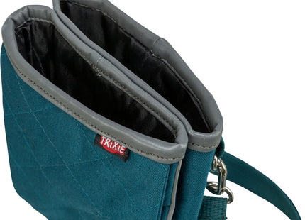 Praktische Trixie Snacktasche in Petrol für unterwegs
