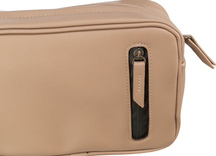 Praktische Gassitasche in Cappuccino-Farbe für unterwegs