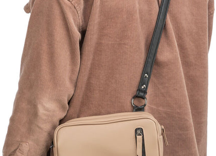 Praktische Gassitasche in Cappuccino-Farbe für unterwegs