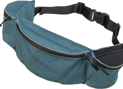 Praktische blaue Hüfttasche für unterwegs