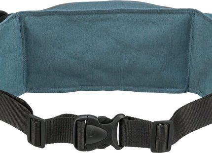 Praktische blaue Hüfttasche für unterwegs