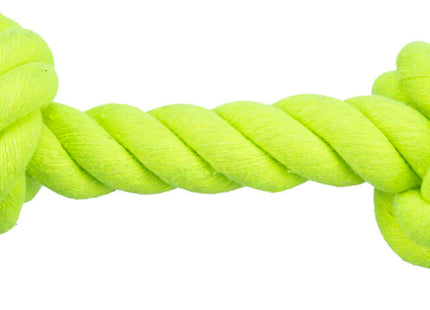 Nachhaltiges Spielzeug aus Baumwolle in Limonengrün von Trixie