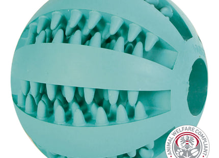 Trixie DENTAfun Baseball Mintfresh Naturgummi - hochwertiges Hundespielzeug für die Zahnpflege