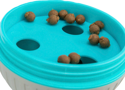 Interaktiver Snackball für Hunde in Grau - Beschäftigung und Belohnung in einem