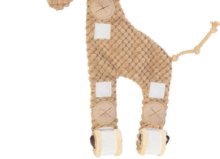 Trixie Snack Giraffe Plüsch 50 cm - niedliches Spielzeug für Hunde und Katzen, ideal zum Verstecken von Leckerlis
