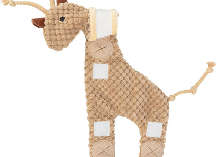 Trixie Snack Giraffe Plüsch 50 cm - niedliches Spielzeug für Hunde und Katzen, ideal zum Verstecken von Leckerlis
