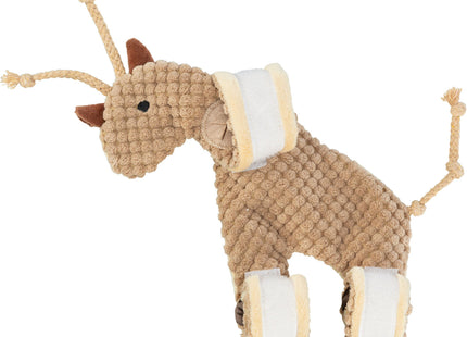 Trixie Snack Giraffe Plüsch 50 cm - niedliches Spielzeug für Hunde und Katzen, ideal zum Verstecken von Leckerlis