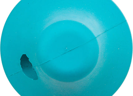 Interaktiver Snack-Kreisel aus Naturgummi in Petrol für glückliche Haustiere