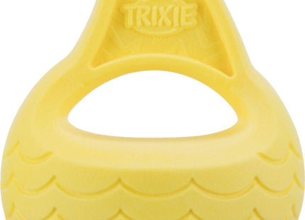 Trixie Aqua Toy Hai-Flosse, schwimmendes Hundespielzeug aus TPR, 18 cm Durchmesser