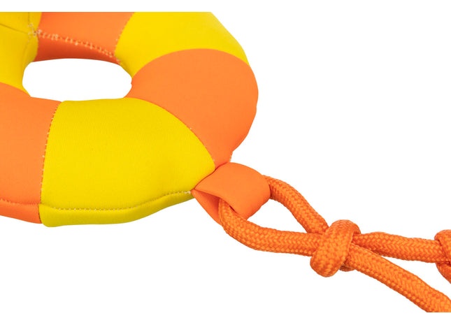 Trixie Aqua Toy Ente am Seil aus Stoff, 20 cm / 36 cm, Spielzeug für Hunde