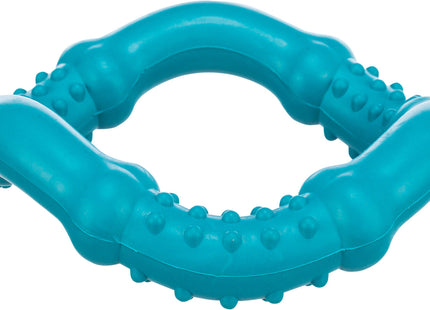 Schwimmender blauer Gummiring für Hunde von Trixie