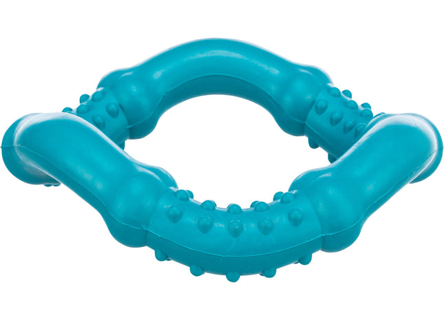 Schwimmender blauer Gummiring für Hunde von Trixie