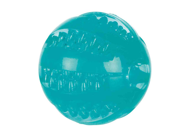 Trixie Denta Fun Ball aus thermoplastischem Gummi (TPR) mit einem Durchmesser von 6 cm