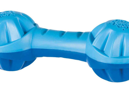 Trixie Kühl-Hantel TPR 18 cm - Ideales Spielzeug für Hunde zur Abkühlung an heissen Tagen