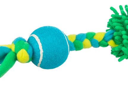 Trixie Bungee Tugger mit Tennisball aus Polyester, 85 cm