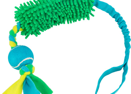Trixie Bungee Tugger mit Tennisball aus Polyester, 85 cm