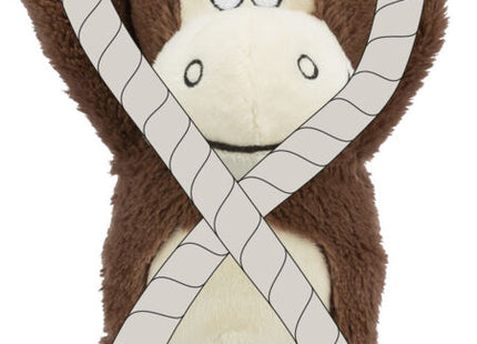 Plüsch Affe von Trixie mit Tau, 40 cm - niedliches und langlebiges Spielzeug für Hunde