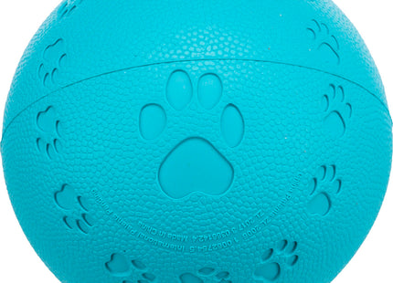 Blauer Naturgummi-Ball mit Quietscher von Trixie für stundenlangen Spielspass