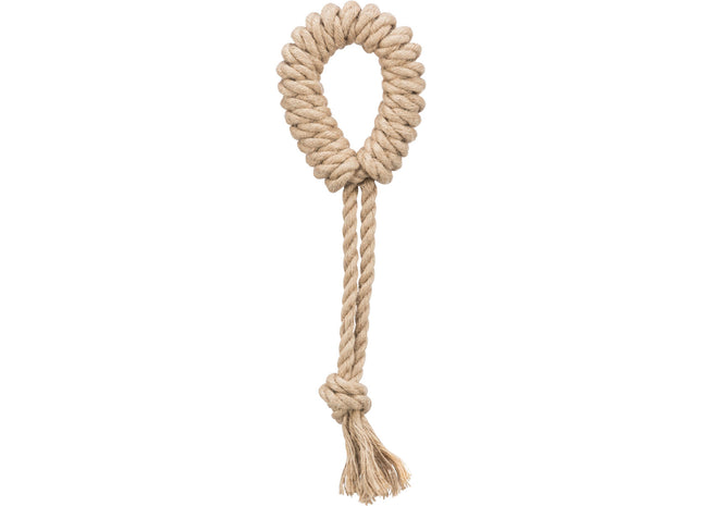 Trixie Spieltau mit Ring aus Hanf und Baumwolle
