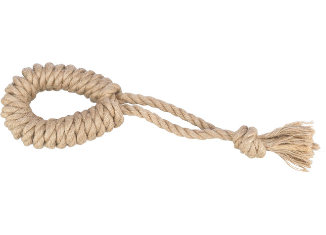 Trixie Spieltau mit Ring aus Hanf und Baumwolle