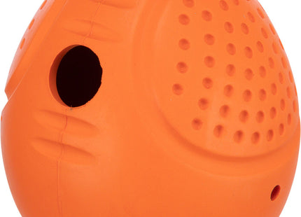 Orange Snack-Ei aus Naturgummi von Trixie für gesunde Belohnungen