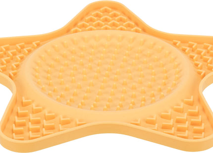 Silikon Leckmatte in Gelb für Hunde von Trixie