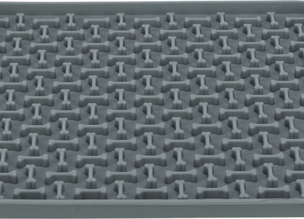 Silikonmatte in Dunkelgrau für interaktives Snackvergnügen von Trixie