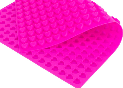 Trixie - Backmatte mit Herzen, Silikon - Hochwertige Silikon-Backmatte mit niedlichen Herzmotiven für perfekte Backergebnisse