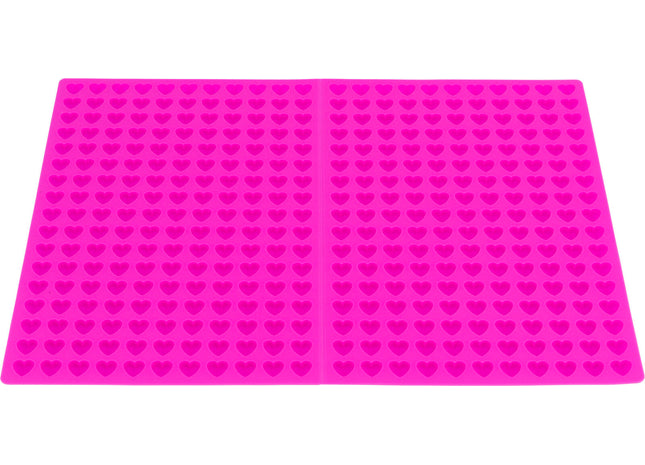 Trixie - Backmatte mit Herzen, Silikon - Hochwertige Silikon-Backmatte mit niedlichen Herzmotiven für perfekte Backergebnisse