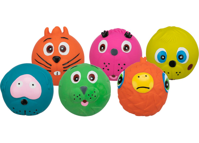 Trixie Face Latex Bälle 6 cm Durchmesser 12 Stück