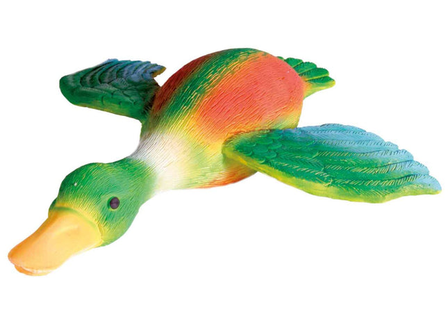 Trixie Latex Ente fliegend mit Originalstimme 30 cm