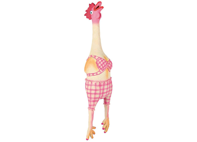 Trixie Henne mit Original-Tierstimme Latex 48 cm