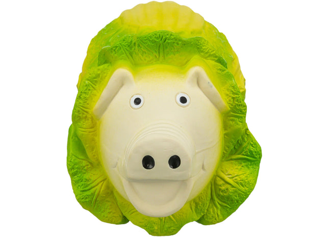 Latex-Schweinchen in Hellgrün für stundenlangen Spielspass