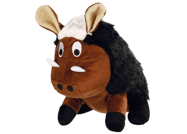 Trixie Wildschwein Plüschtier mit Original-Tierstimme, 25 cm
