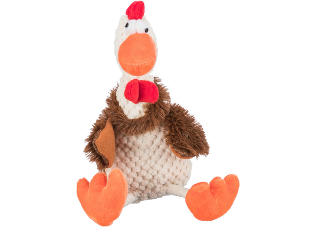Plüschtier Trixie in Form eines Huhns, 22 cm gross