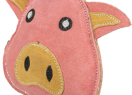 Trixie Schwein - Leder Hundespielzeug 19cm