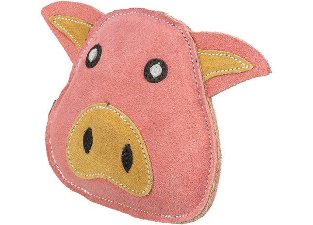Trixie Schwein - Leder Hundespielzeug 19cm